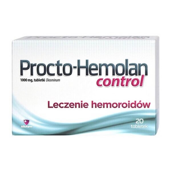 Procto-Hemolan control - a medicinal product that increases the tone of the veins and protects the vessels.