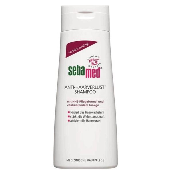 SEBAMED Anti-Hairloss Shampoo - Это шампунь против выпадения волос, который очищает, укрепляет волосы и кожу головы.