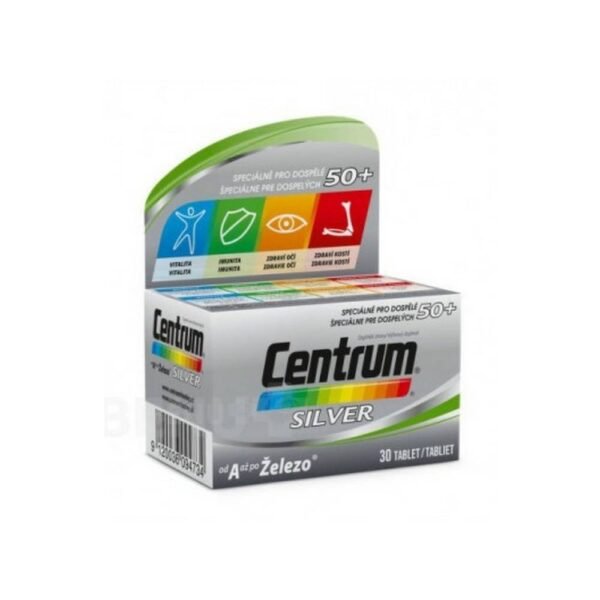 Complete multivitamin with vitamins, minerals and trace elements. Specially balanced composition to support the nutrition of people over 50 years. To support vitality, immunity, eye and bone health. Gluten free, sugar free.