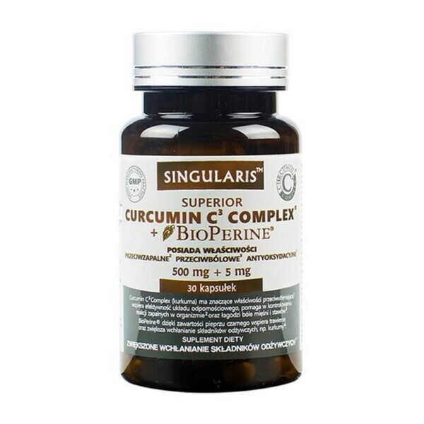 Singularis Curcumin C3 Complex + Bioperine - dietary supplements intended for adults and adolescents over 12 years of age.