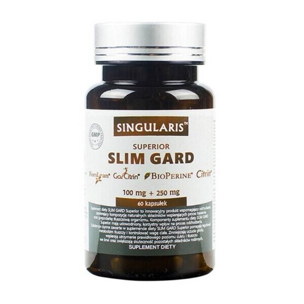 Slim Gard - a dietary supplement supporting the fight against excess weight. The preparation is intended for adults and adolescents after 12 years of age.