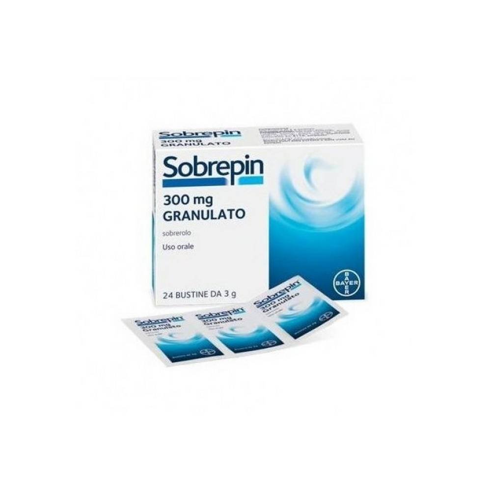sobrepin granulate 24 sachets 300mg Expectorants, excluding the connection with the antitussive. Expectorants, excluding the connection with the antitussive.