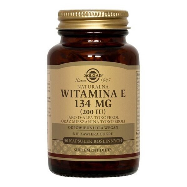 NATURAL VITAMIN E 134 mg (200 IU) as d-alpha tocopherol and a mixture of tocopherols - a dietary supplement. The preparation provides natural vitamin E. An additional advantage is that for the first time natural vitamin E is available in a vegetable soft capsule