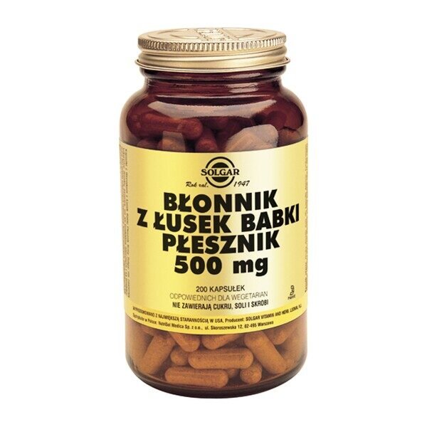 Fiber from the husks of Babka Płesznik 500 mg - a dietary supplement. Pregnant women, nursing mothers and people taking medication or sick people should consult a doctor before taking the preparation