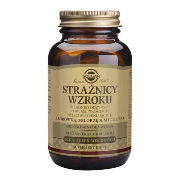 Solgar Eye Guardians - a dietary supplement. Vitamins C, E and selenium have an antioxidant effect, protect the eyes from external factors. Vitamin A and zinc nourish the structure of the eye tissue.