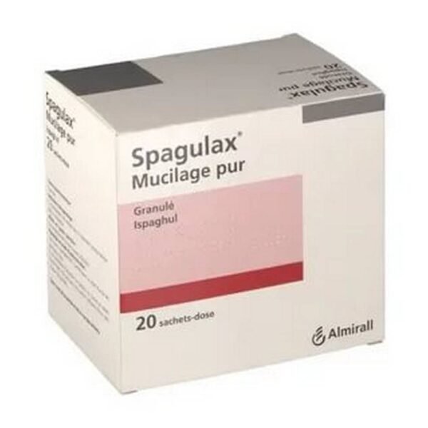 SPAGULAX MUCILAGE PUR granular in metered sachets is a preparation recommended for the treatment of constipation.