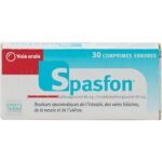 A drug designed to treat spastic pain in the intestines, bile ducts, bladder and uterus.