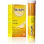 Supradyn CoQ10 energy is a dietary supplement, a balanced source of vitamins, minerals and trace elements, supplemented with coenzyme Q10.