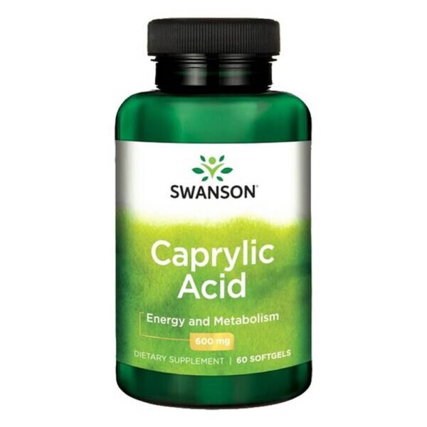 Caprylic acid 600 mg - a dietary supplement supporting the digestive system. The product is intended for adults.