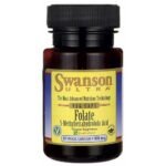 Swanson Folian Quatrefolic is a dietary supplement containing folate (5-MTHF) in the form of glucosamine salt. Do not use in case of hypersensitivity to any of the ingredients of the preparation.