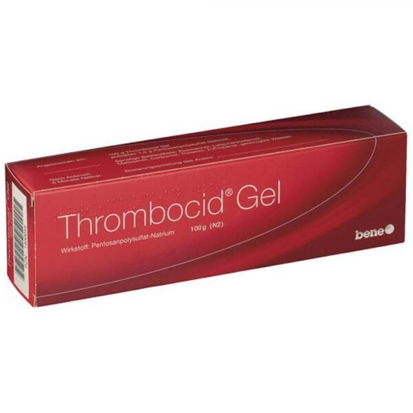 Gel for supportive treatment of inflammation of the veins.