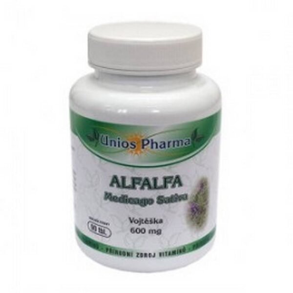 Люцерна (Medicago Sativa) или ALPHALPH известна высоким содержанием витаминов A, D, E, K и B6. Кроме того, он содержит широкий спектр минералов (калий, фосфор, железо) и хлорофилл.