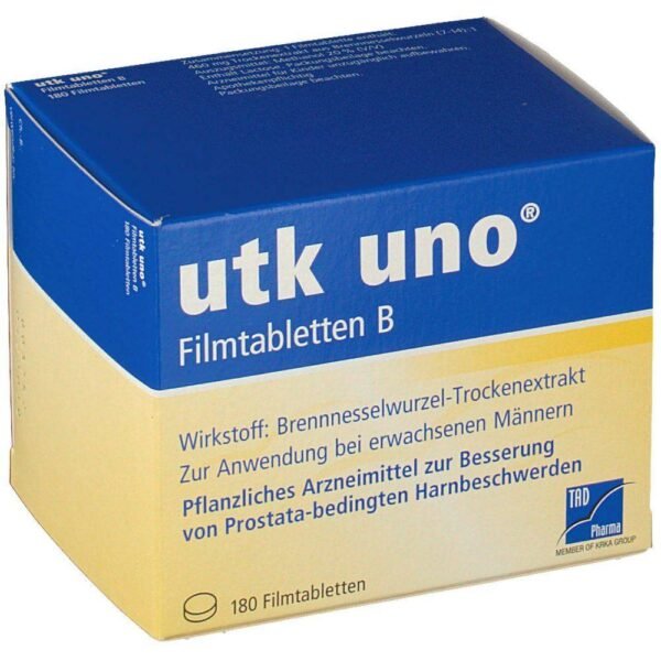 For the improvement of prostate-related discomfort during urination, against discomfort during urination and in the case of a benign enlargement of the prostate (prostate gland) in stages I to II according to ALKEN or II to III according to VAHLENSIECK.