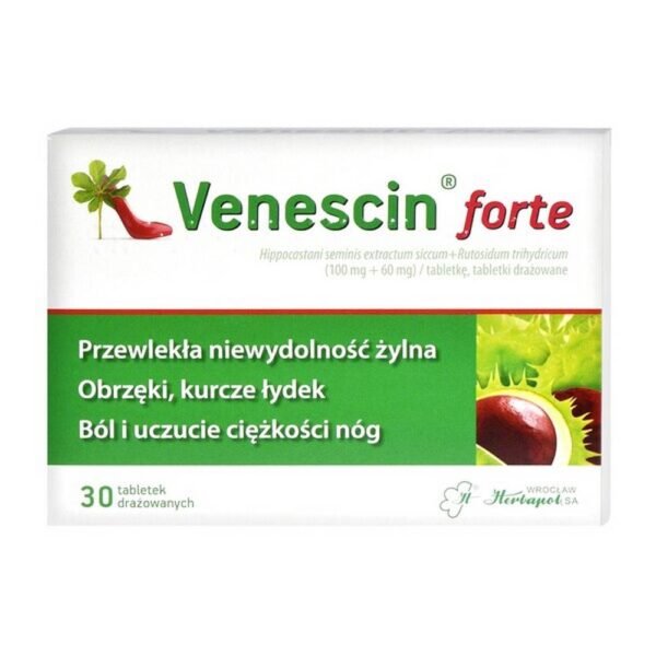 Venescin is a medicinal product used to relieve the symptoms of chronic venous insufficiency.