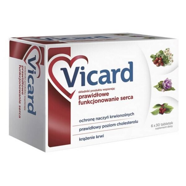 Vicard - a dietary supplement supporting the proper functioning of the heart. The product is intended for adults.