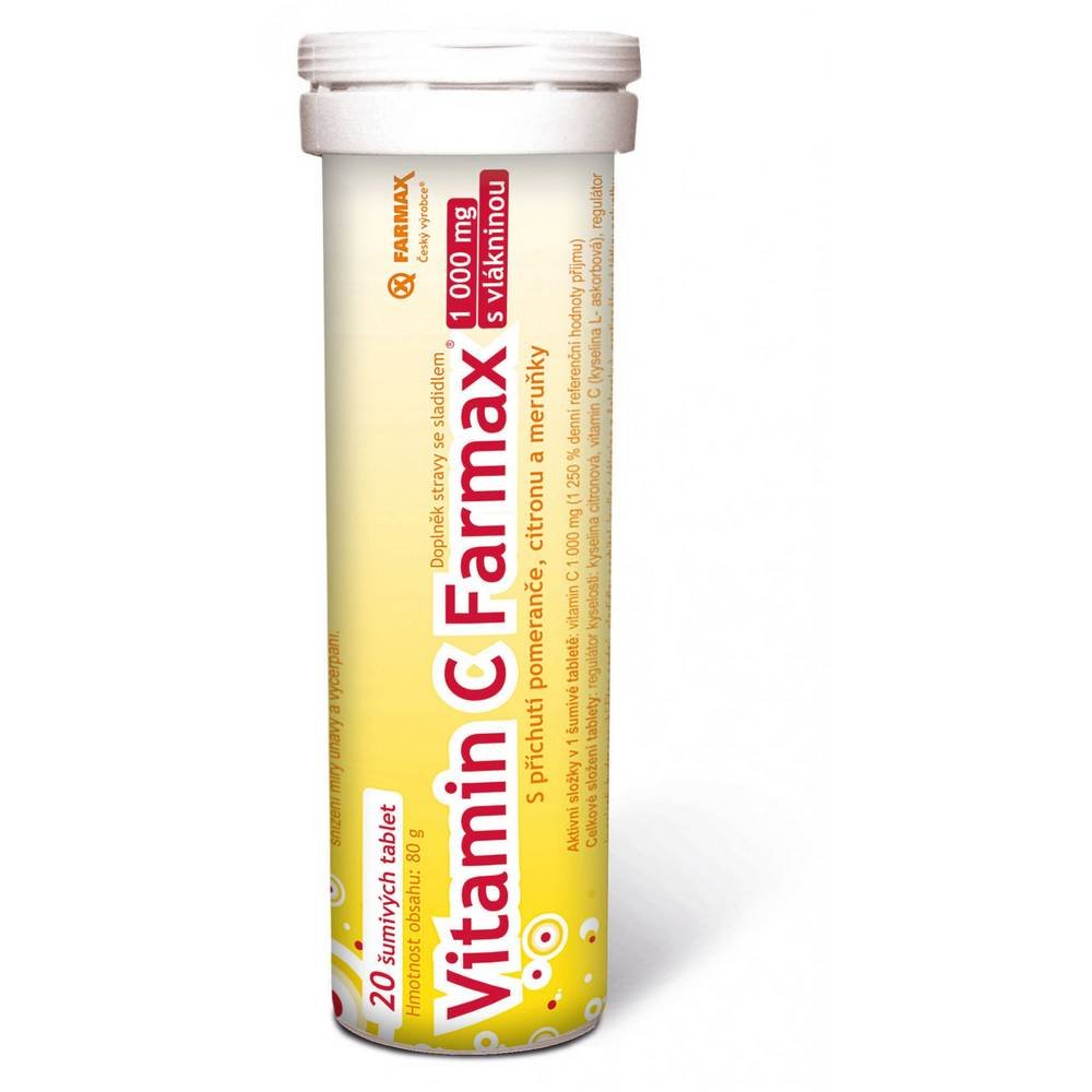 Vitamin C Farmax 1000mg 20 Apozona