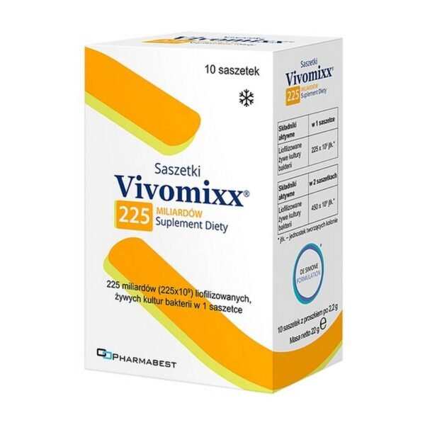 Vivomixx - a dietary supplement containing 450 billion colony forming units. Preprarat is intended for adults and children over 3 years of age.