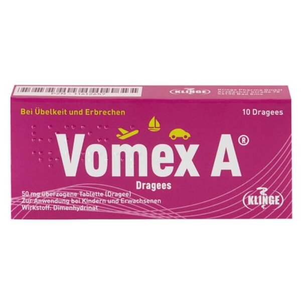 for the prevention and treatment of nausea and vomiting in mild cases of motion sickness.