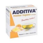 Dietary supplement with vitamin C, zinc and vitamin D3.