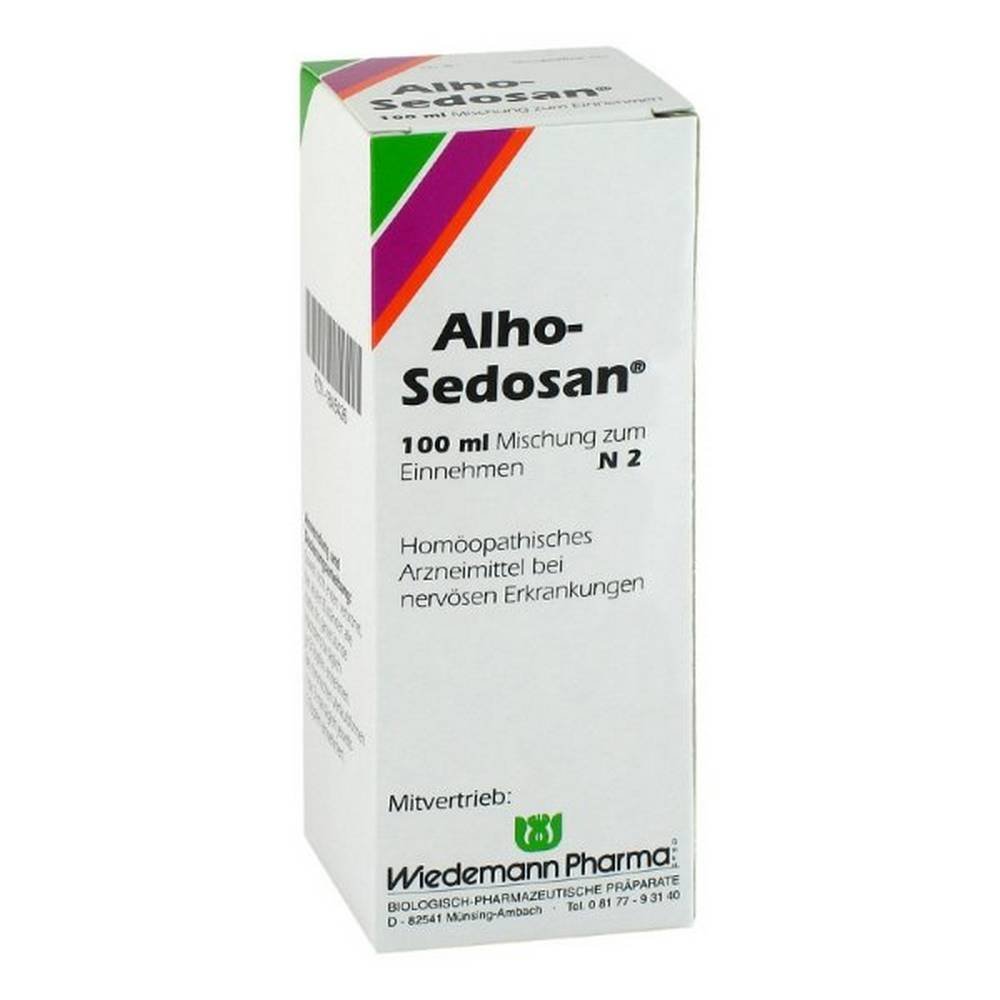 alho sedosan 100 ml By sleeping disorders, nervous exhaustion, various forms of migraine, vasomotor headaches, cramps, nervous heart sensations.
