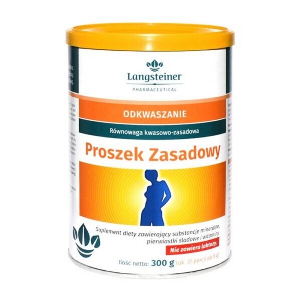 Alkaline powder - a dietary supplement supporting the acid-base balance of the body. The product is intended for adults. The components of the Alkaline Powder help restore the acid-sodium balance in the body. Do not exceed the recommended daily dose