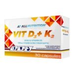 Vit D3 + K2 - a dietary supplement containing a high dose of vitamin D3 and natural vitamin K2 MK7. The product is intended for adults. Do not eat if you are allergic to any of the ingredients.