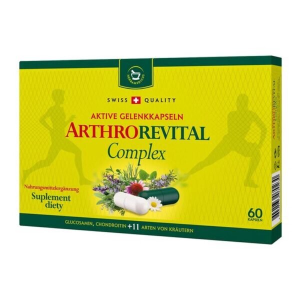 Arthrorevital Complex - a dietary supplement containing 11 herbs that support the proper functioning of the joints. The product is intended for adults. Do not exceed the recommended daily dose.