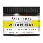 AvetPure Vitamin C - dietary supplement in the purest form of L-ascorbic acid without any other substances. Product intended for adults. Vitamin C supports the work of the immune system, contributes to the reduction of tiredness and fatigue, supports the maintenance of normal psychological functions.