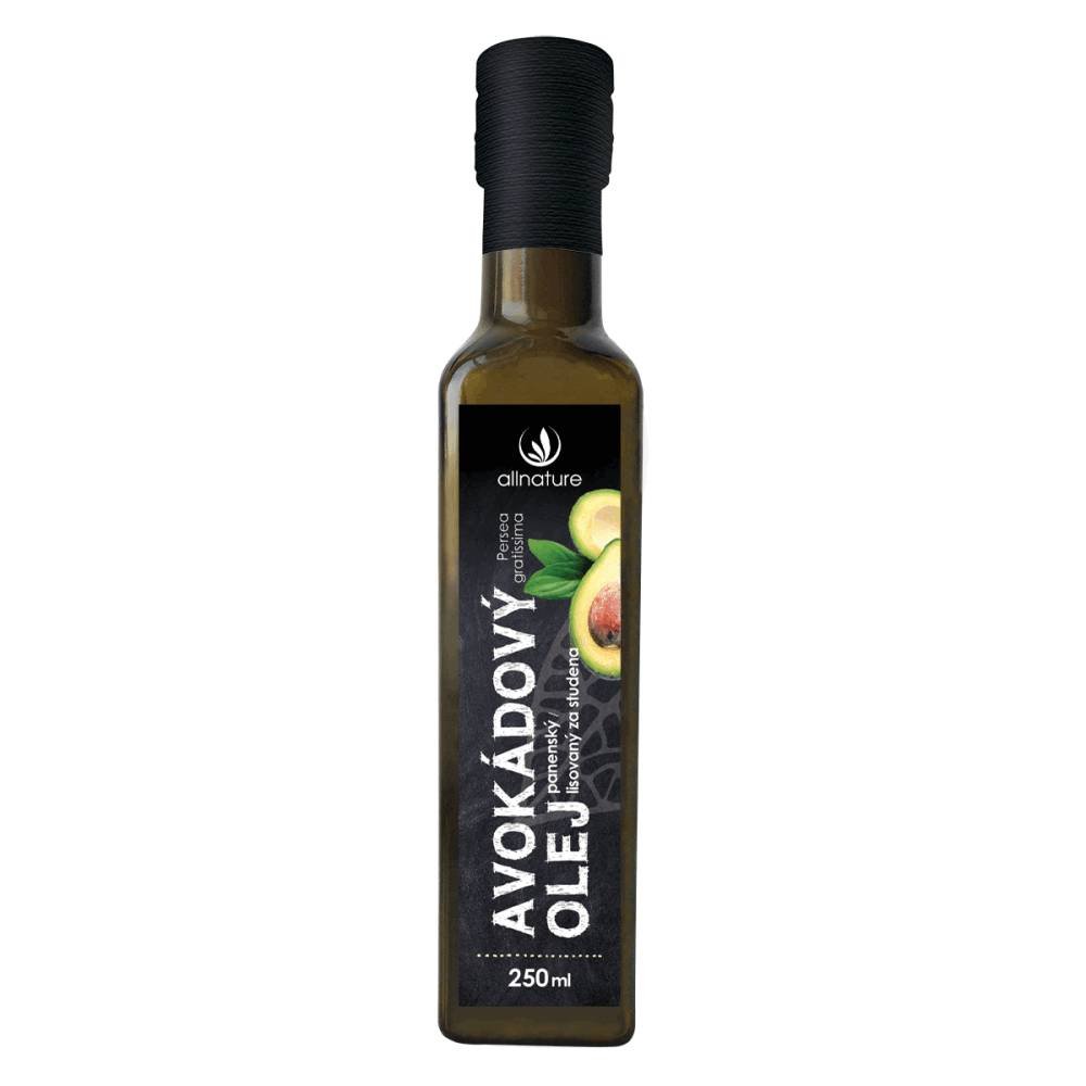 avocado oil 250ml Avocado oil - Persea gratissima Avocado oil is rich in unsaturated fatty acids, sterols, antioxidants and vitamins. The high content of sitosterols regulates cholesterol levels. They regulate the tone of blood vessels and thus have a positive effect on blood pressure. It has a positive effect on the formation of dental plaque and strengthens the gums. Avocado sterols are recommended for arthritic disorders. Avocado oil dampens the harmful effects of a polluted environment.