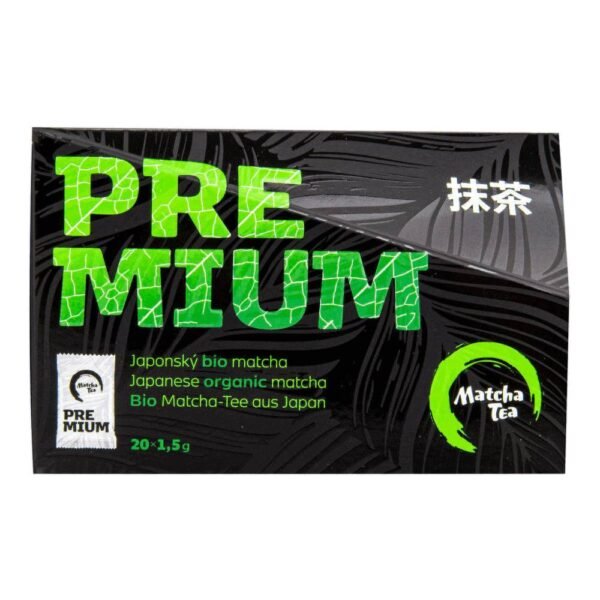 Taste the premium quality of the original Japanese Bio Matcha Tea. The package contains 20 pieces of 1.5 g bags. It stays fresh at all times and there is no need to measure individual portions. Very handy and practical.