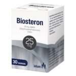 Biosterone is a medicinal product that replenishes dehydroepiandrosterone (DHEA) deficiencies. DHEA is a prohormone that levels decline with age. The use of the drug can improve the quality of life of older people.