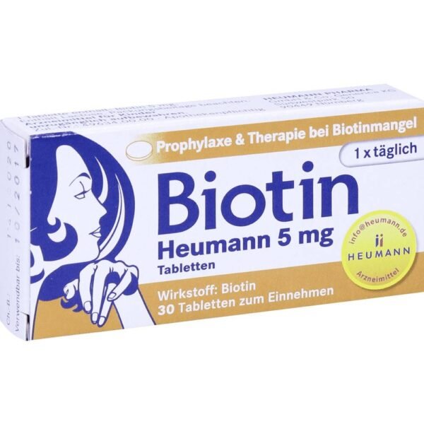For the treatment of a biotin deficiency.