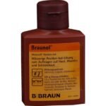 For single application: disinfection of intact external skin or antiseptics to the mucous membrane.