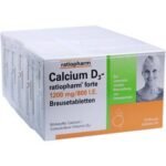 In the case of proven Calcium and Vitamin D3 deficiency, as well as for supportive treatment of osteoporosis.