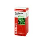 For supportive treatment in case of inner ear-related dizziness with noises in the ear.