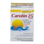 Food supplements with naturally-occurring beta-carotene from the marine algae Dunaliella salina