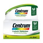 Food supplement with vitamins, minerals and trace elements for adults and children 4 years of age.