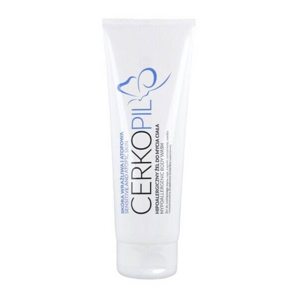 Hypoallergenic body wash gel - safe for the epidermal barrier. Cleans, moisturizes and soothes the skin.