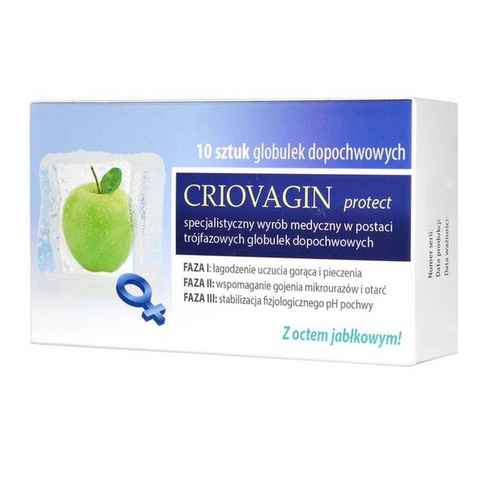 Criovagin Protect, Vaginal Globules, 10 – ApoZona