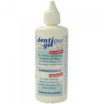 For quick, thorough cleaning and care of dentures and braces with a brush.