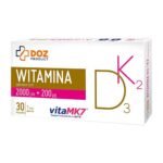 DOZ PRODUCT Витамин D3 + K2 - пищевая добавка с формулой VitaMK7(натуральный витамин k2 как MK7), содержащая витамин D 2000 МЕ. и витамин К2 200 мкг.