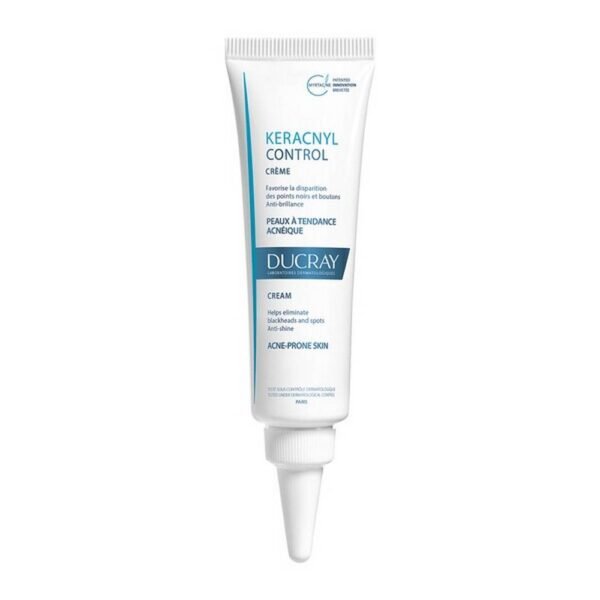 Cream, acne skin - supports the elimination of blackheads and pustules. It contains the innovative component Myrtacine®, which acts on the bacteria responsible for the formation of acne lesions, while hydroxy acids gently unblock the pores. The combination of zinc salicylate and saw palmetto extract reduces sebum production. The cosmetic is suitable for acne-prone skin.