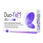 Duo-Fem - a dietary supplement containing a comprehensive combination of active ingredients that alleviate the bothersome symptoms associated with the menopause. The product is intended for adults.