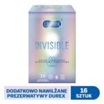 Durex Invisible, additionally moistened condoms.