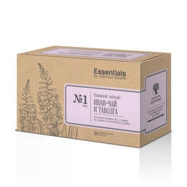 Essentials by Siberian Health contains herbs that help maintain weight, drain water and read.