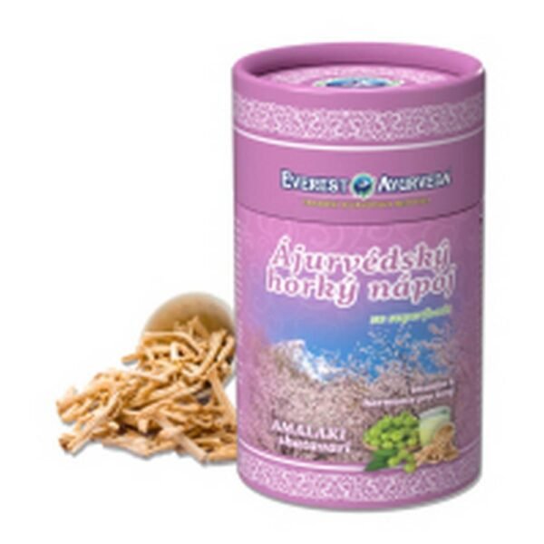 Ayurvedic hot drink from natural products supports the immune system, contributes to regeneration and vitality.