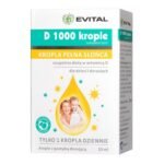 D 1000 drops - a dietary supplement intended for adults and children over 1 year of age, adolescents. Vitamin D helps maintain healthy bones and teeth, affects the proper functioning of the immune system and supports the proper functioning of muscles.