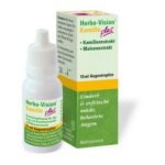 Wetting solution for the eye with chamomile tincture and calendula tincture.
