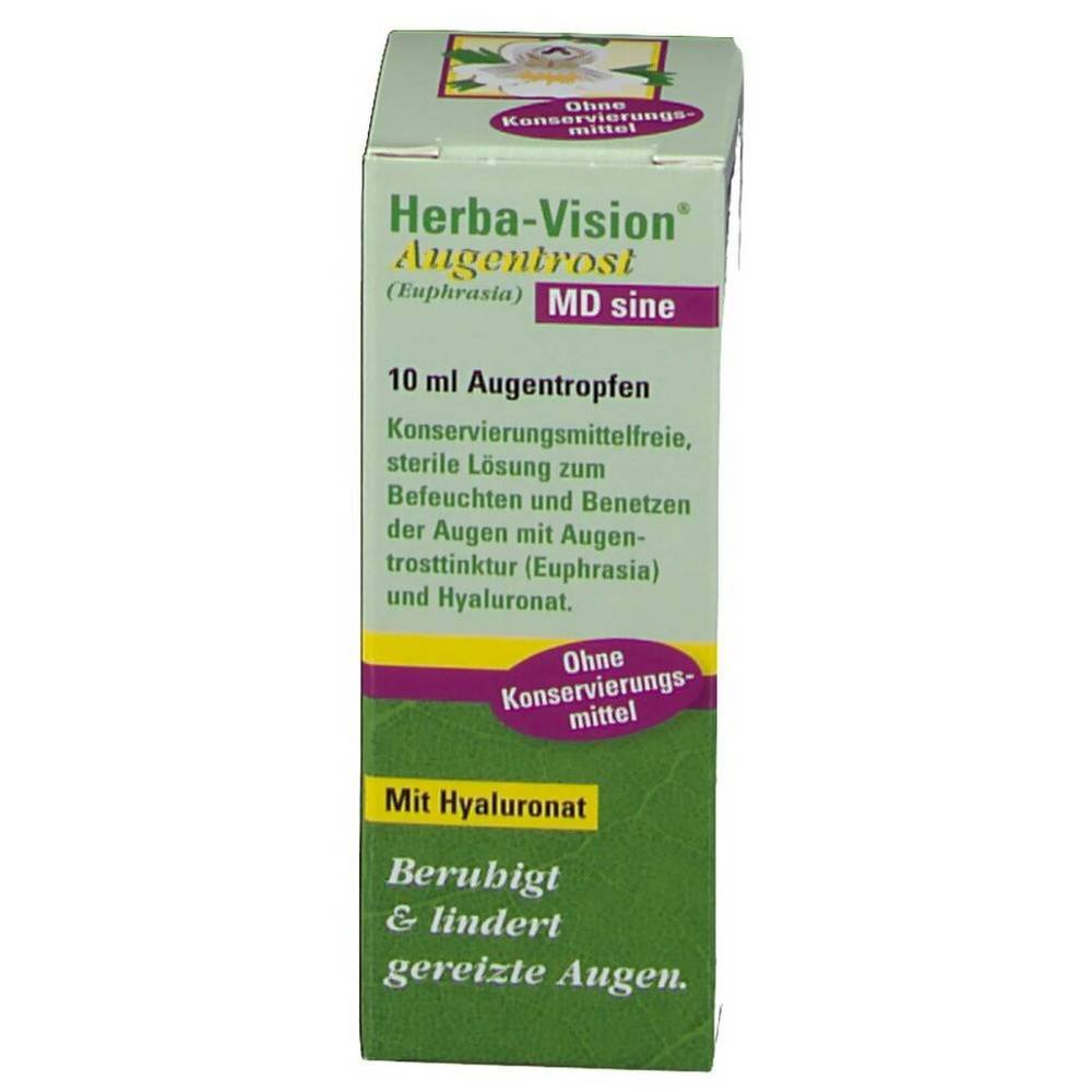 herba vision eyebright md sine eye drops 10 ml Relief and calming for irritated or dry eyes.