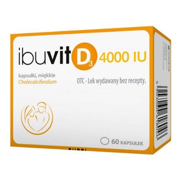 Ibuvit D3 4000 IU is a drug that delivers cholecalciferol. Soft capsules contain vitamin D, which is an essential component of the human diet, especially from October to April, when the body is unable to produce sufficient amounts of it.